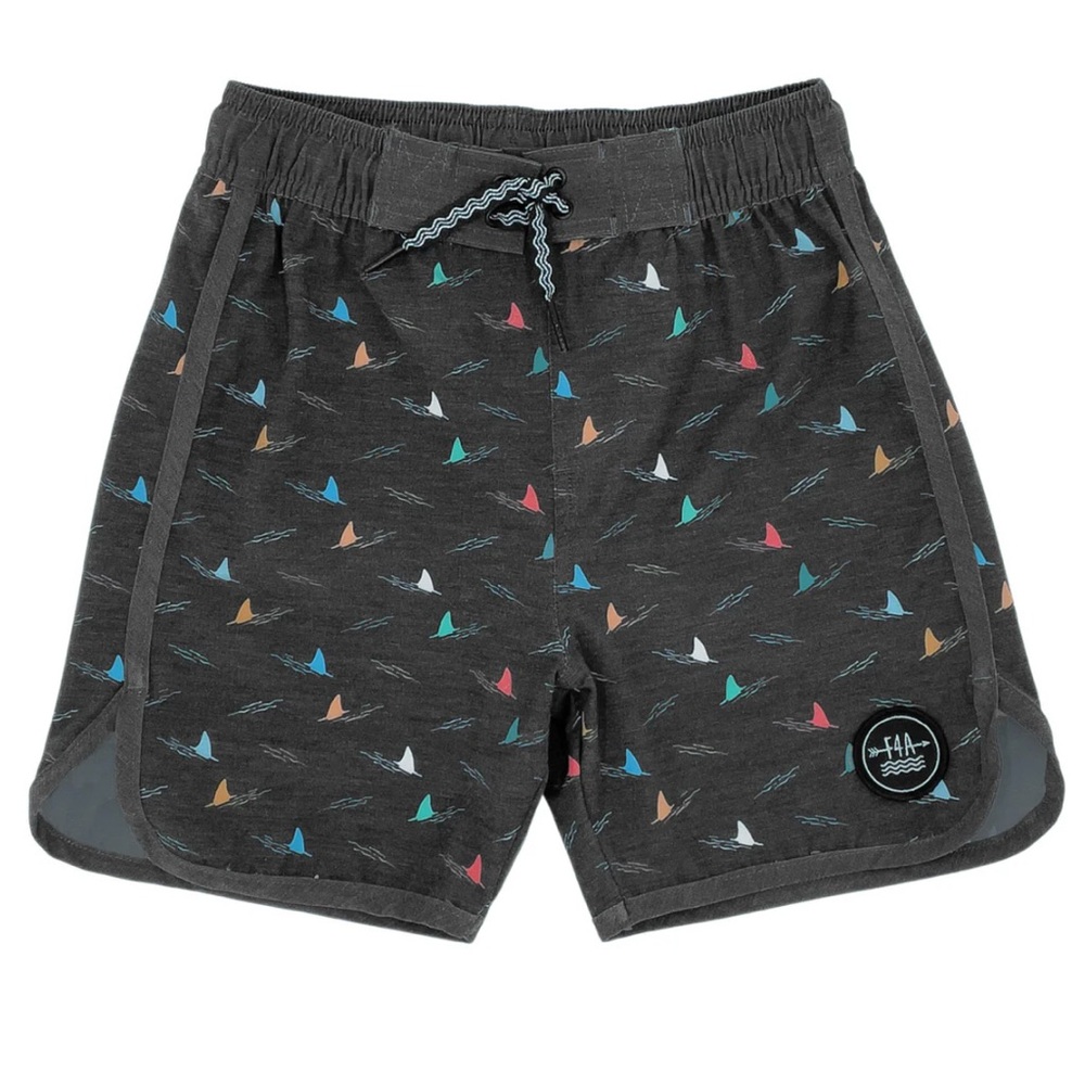 Feather 4 Arrow Shark Fin Boardshort Swimsuit - Picture 1 of 6